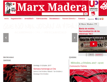 Tablet Screenshot of marxmadera.org